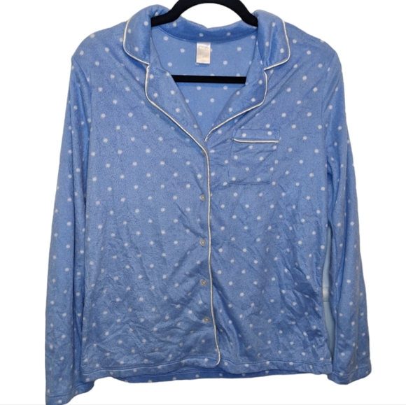 Adonna Blue Polka Dot Pajama Set, Size S ๐๐ค - Picture 3 of 12